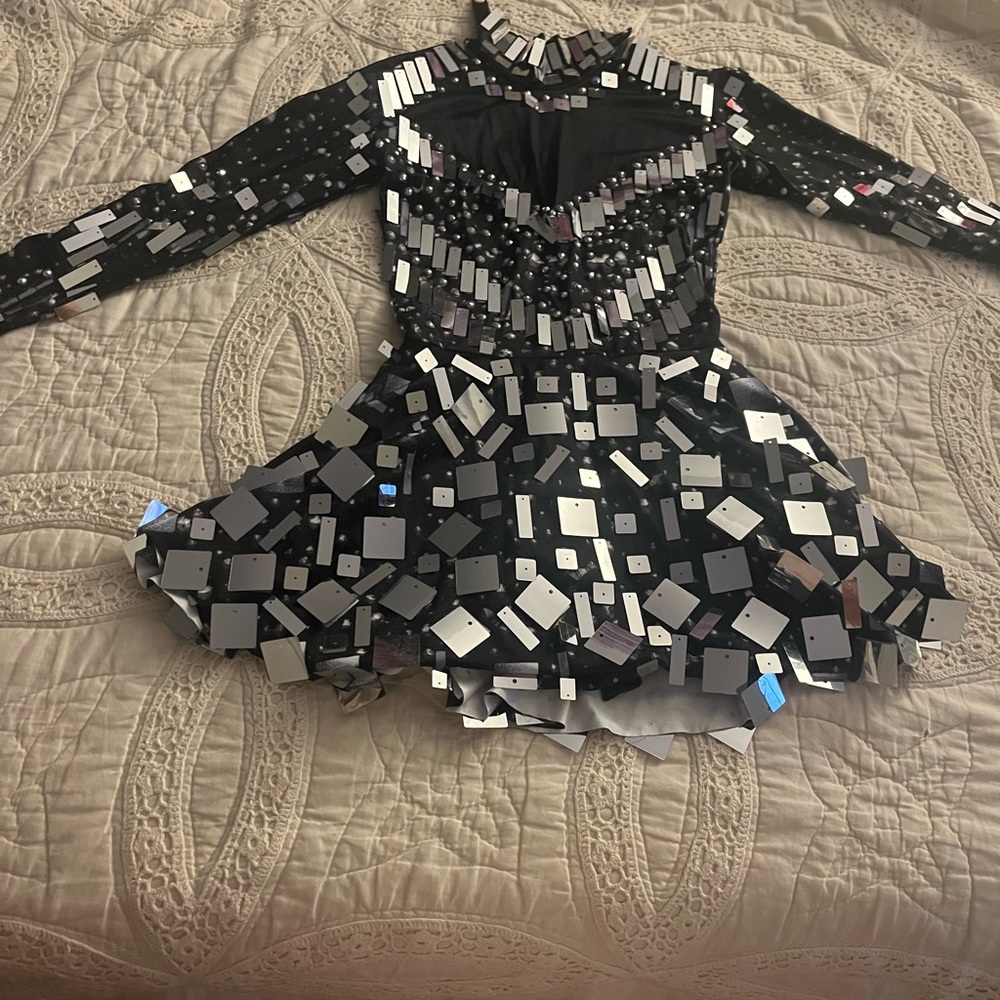 Beautiful dress with pants insert!